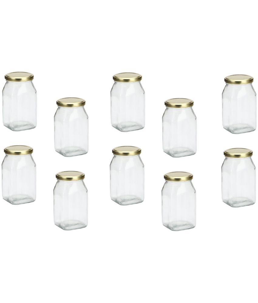     			AFAST Glass Container Glass Transparent Utility Container ( Set of 10 )