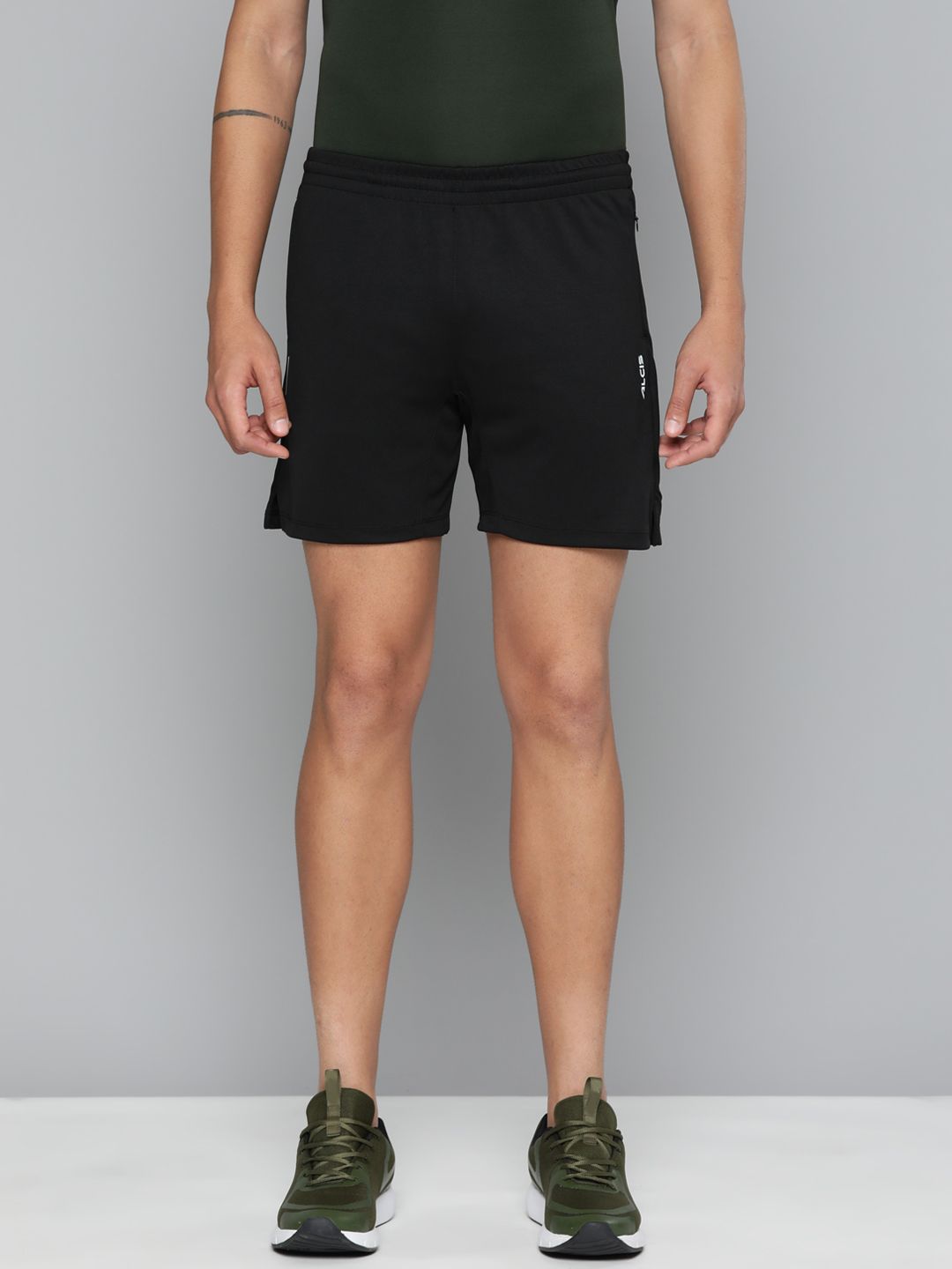     			Alcis Black Polyester Men's Running Shorts ( Pack of 1 )