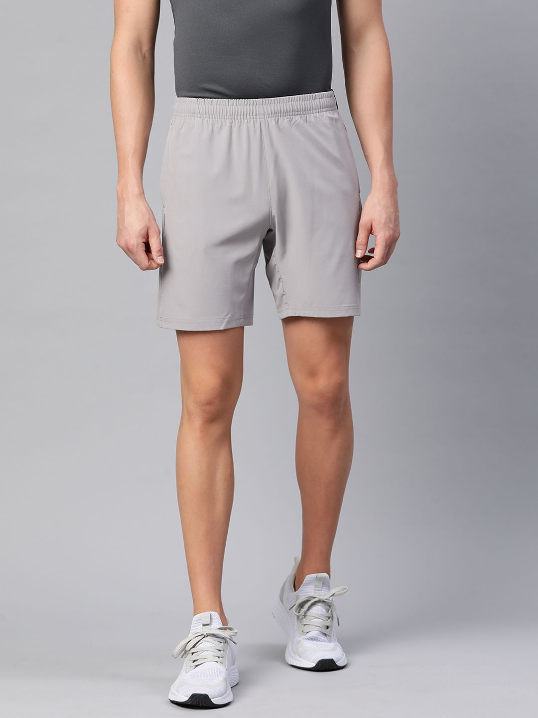     			Alcis Grey Polyester Men's Running Shorts ( Pack of 1 )