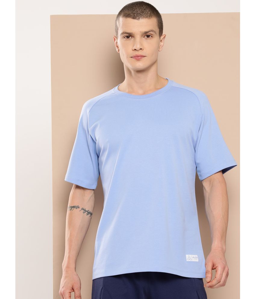     			Alcis Turquoise Cotton Regular Fit Men's Sports T-Shirt ( Pack of 1 )