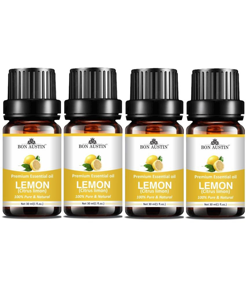     			Bon Austin Lemon Essential Oil Aromatic 30 mL ( Pack of 4 )