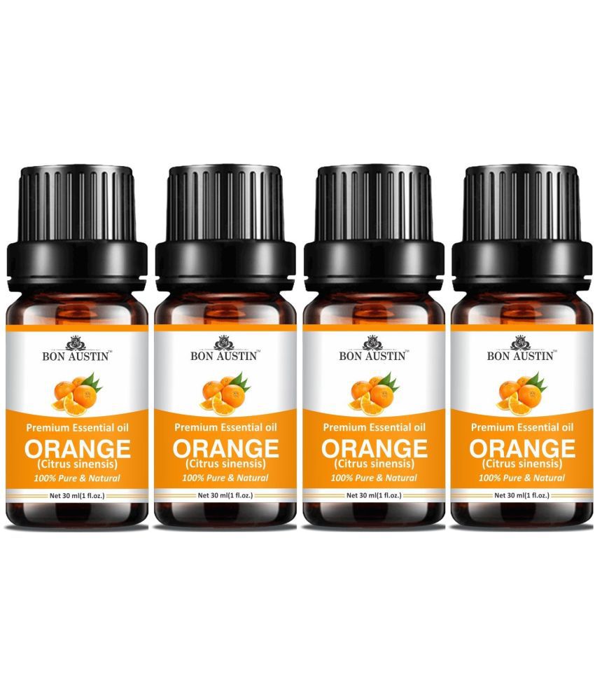     			Bon Austin Orange Essential Oil Aromatic 30 mL ( Pack of 4 )