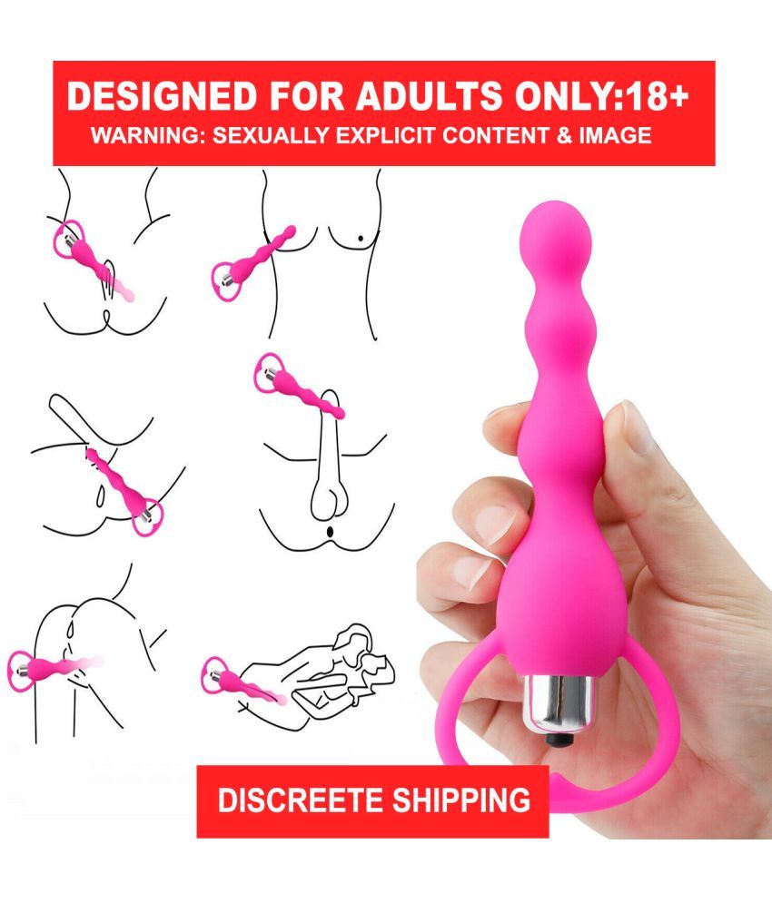     			Butt Vibrating Plug Anal Sex Toys Dildos Anal Plug Flexible Prostate Massager Waterproof For Men Women Toy Sexymate Pink Free Size men sex toywomen sex toys best toys for women vibrator for women