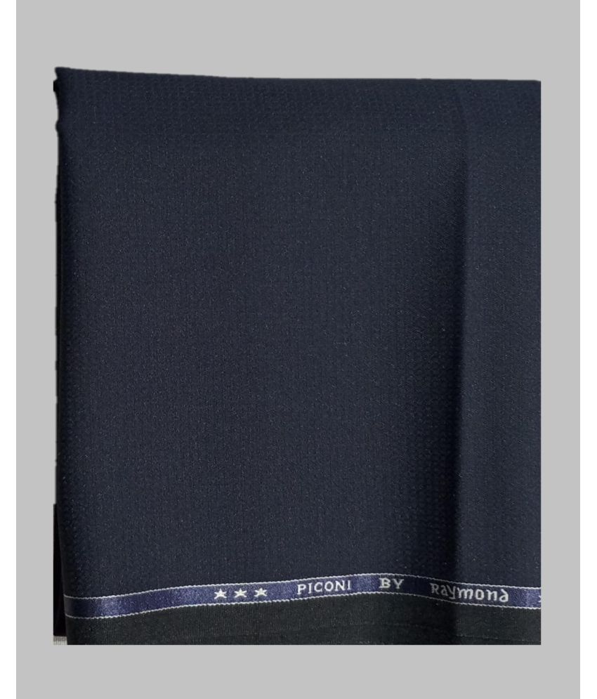     			Raymond Navy Blue Polyester Blend Men's Unstitched Pant Piece ( Pack of 1 )