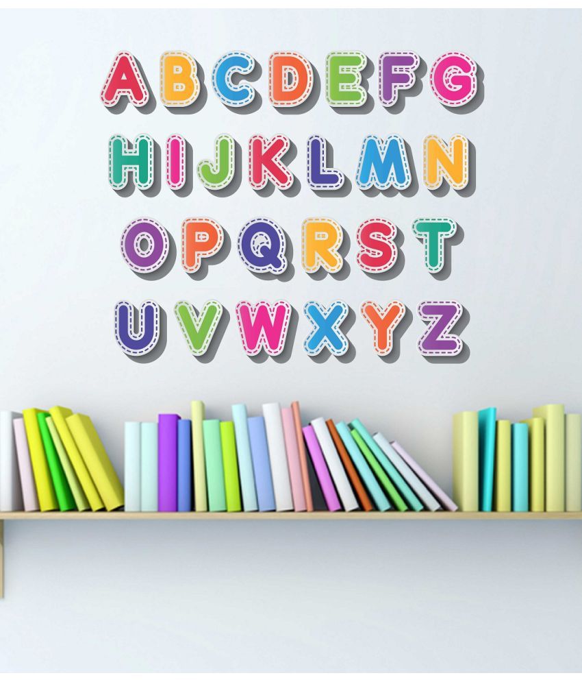     			Zampyy Wall Sticker Alphabet ( 70 x 60 cms )