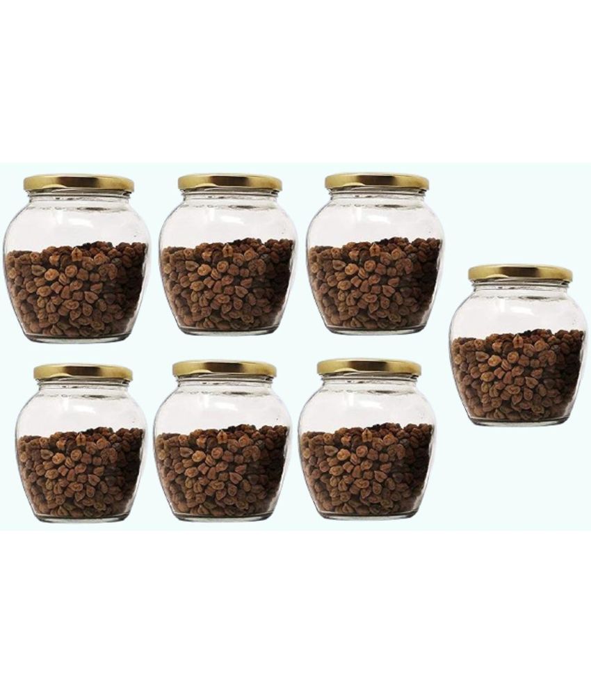     			AFAST Glass Container Glass Transparent Utility Container ( Set of 7 )