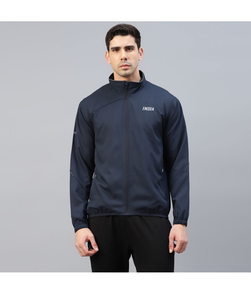     			Dida Sportswear Navy Blue Polyester Men's Outdoor & Adventure Jacket ( Pack of 1 )