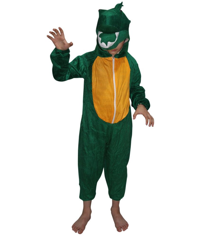     			Dinosaur Dress for Boys & Girls, Wild Animal Costume - Green, 3-4 Years