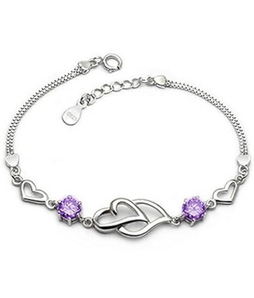     			Nilu's Collection Purple Bracelet ( Pack of 1 )