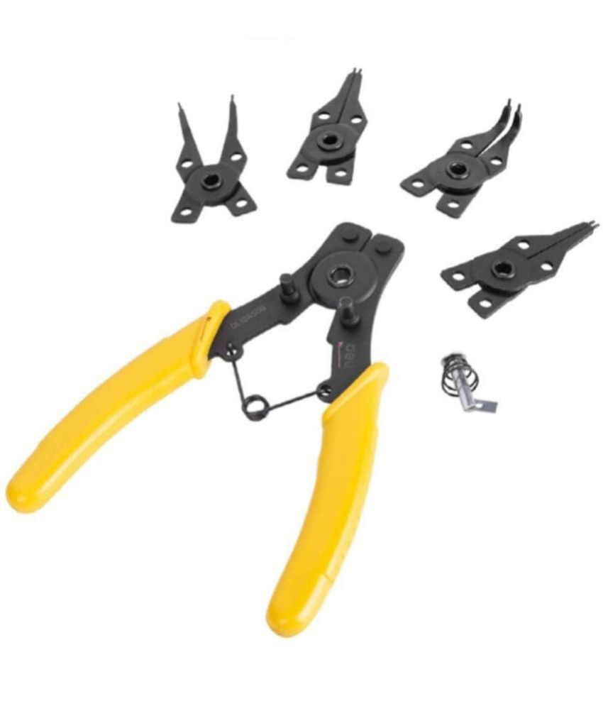     			Rangwell  6" CIRCLIP PLIER EDL104506 INTERCHANGEABLE HEAD MULTI-FUNCTION Circlip Plier (Length : 6 inch)