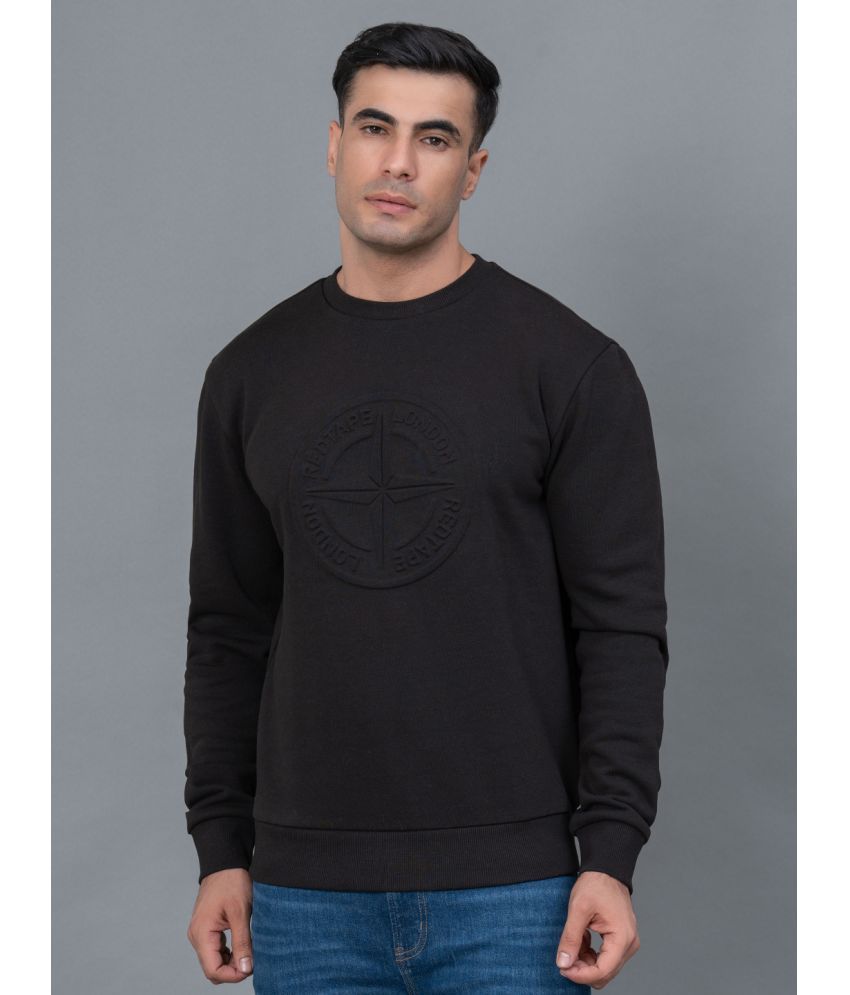     			Red Tape Cotton Blend Round Neck Men's Sweatshirt - Black ( Pack of 1 )