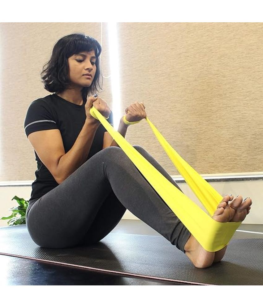     			Thera Band Latex Free Resistance Exercise Band, Pack of 1, Yellow