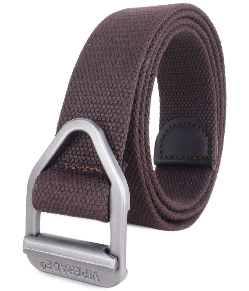     			Zacharias - Brown Canvas Men's Casual Belt ( Pack of 1 )