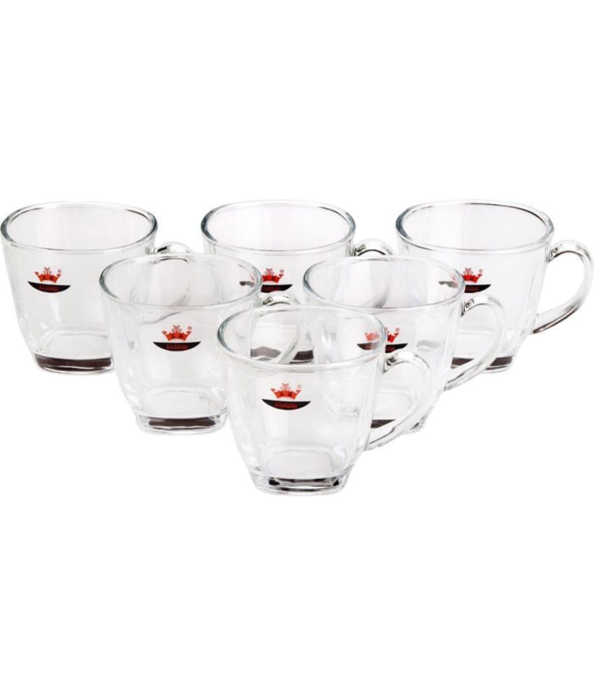     			AFAST Glass Coffee & Tea Cup Solid Glass Tea Cup 100 ml ( Pack of 6 )