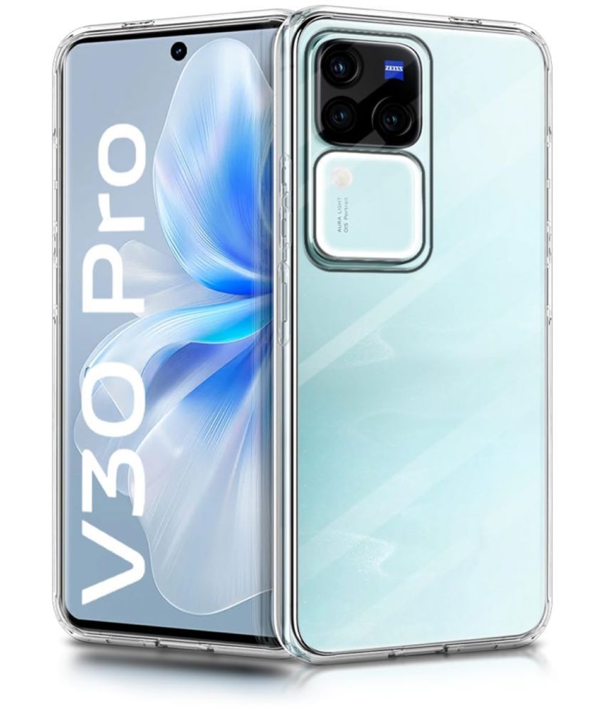     			Case Vault Covers Silicon Soft cases Compatible For Silicon Vivo V30 Pro 5G ( Pack of 1 )