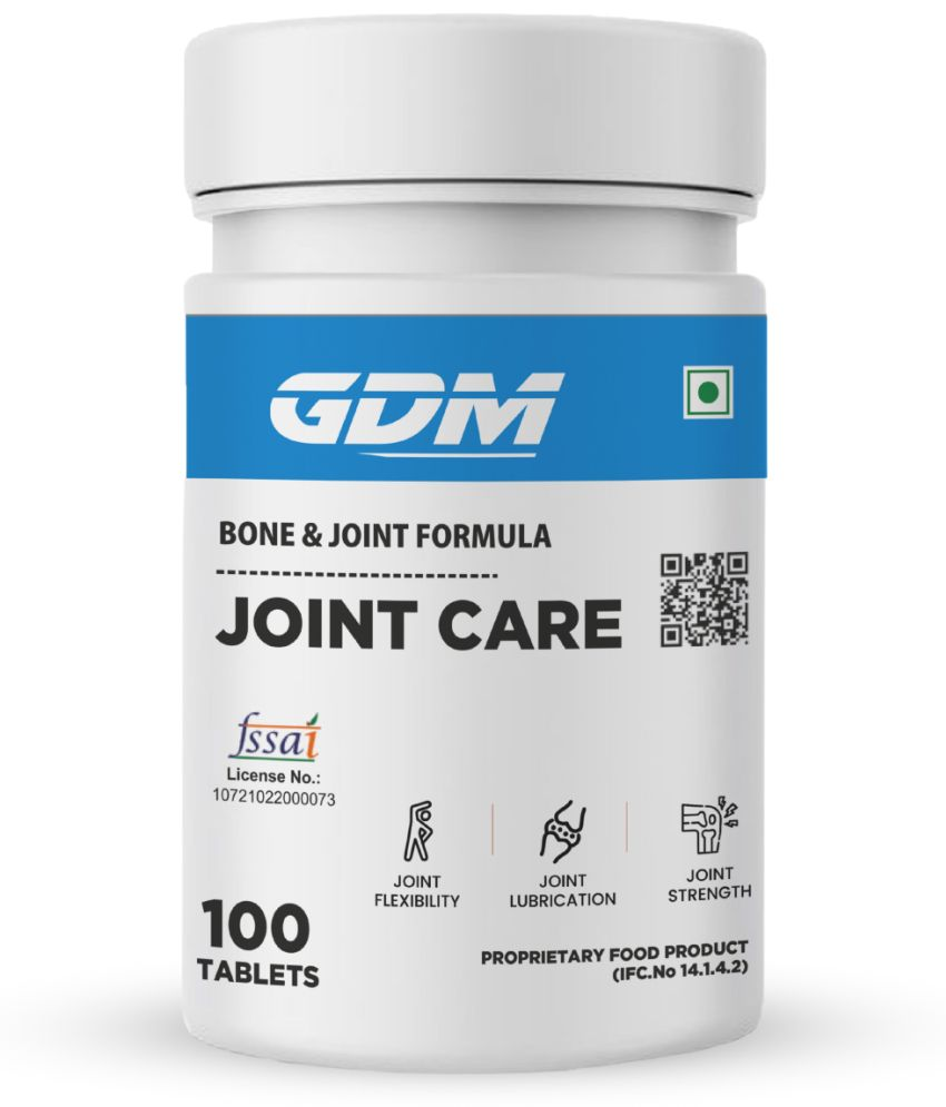     			GDM NUTRACEUTICALS LLP Bone & Joint Care Supplement - 500mg Glucosamine - Joint Relieves Pain 100 no.s Minerals Tablets