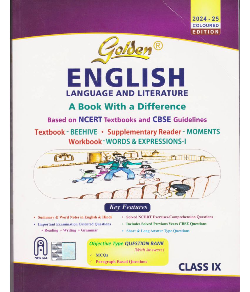     			GOLDEN GUIDE ENGLISH- CLASS IX