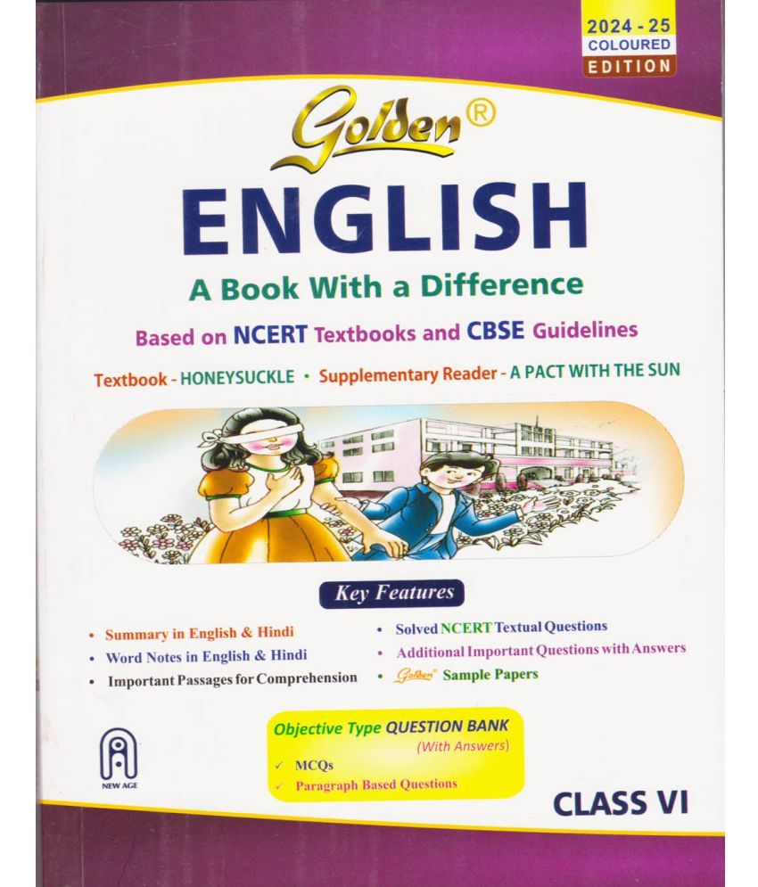     			GOLDEN GUIDE ENGLISH -CLASS VI