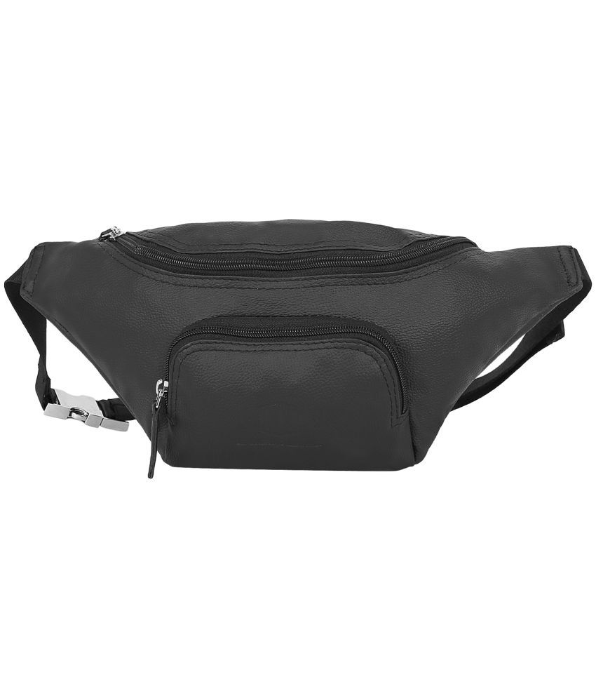     			LNL LEATHER NO LEATHER Black Travel Kit Bag ( 1 Pc )