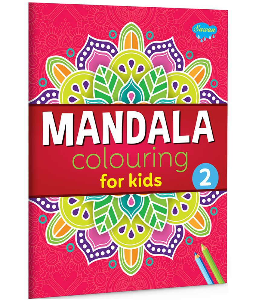    			Mandala Colouring For Kids - 2 : Kids coloring book, Mandala designs for children to color, Coloring book for children, Creative colouring book for kids Ages 5-15