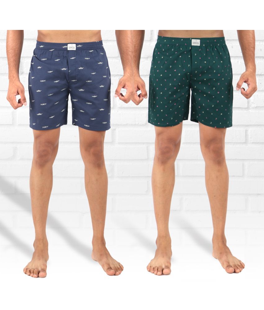     			Pack of 2 Supersquad Cotton Men's Boxer- ( Multicolor )