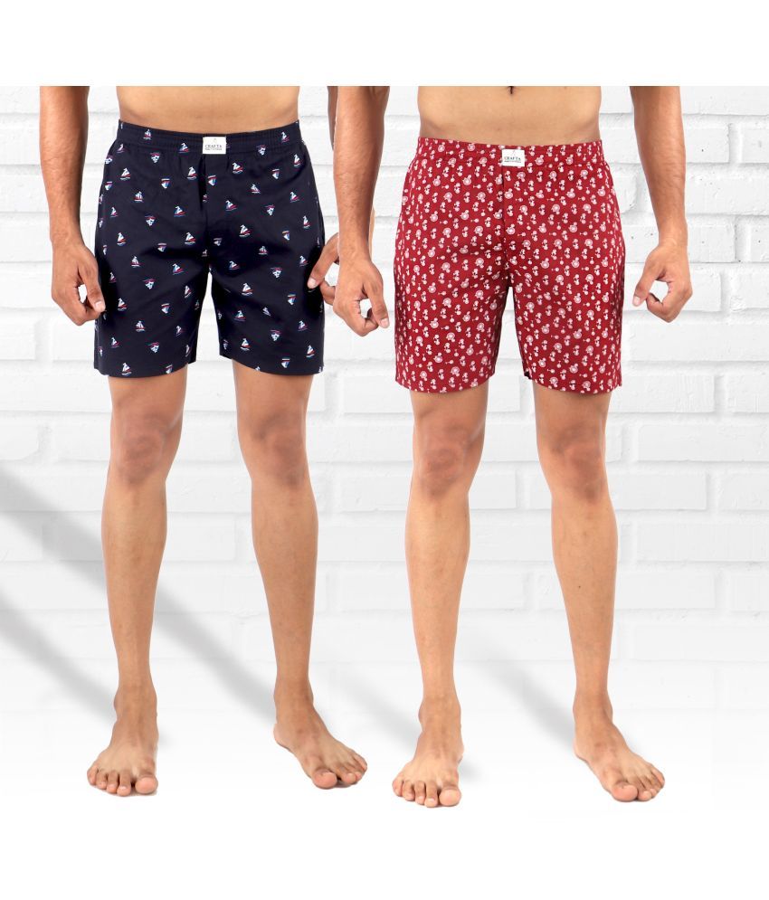     			Pack of 2 Supersquad Cotton Men's Boxer- ( Multicolor )