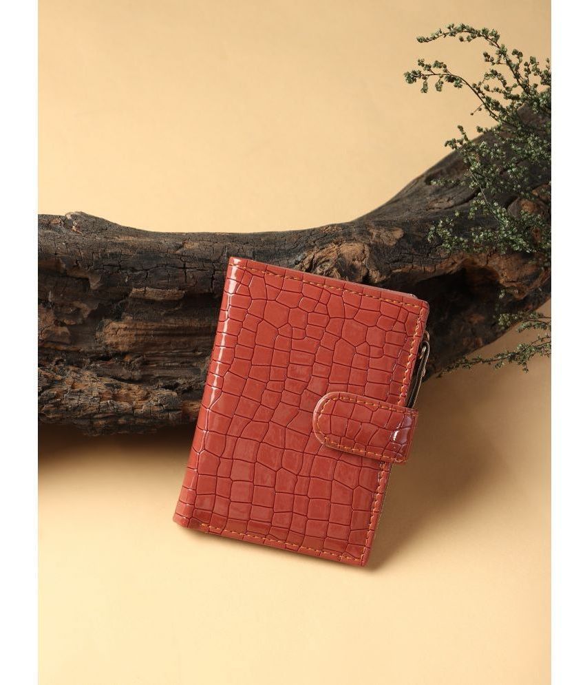     			samtroh - Rust Faux Leather Handheld