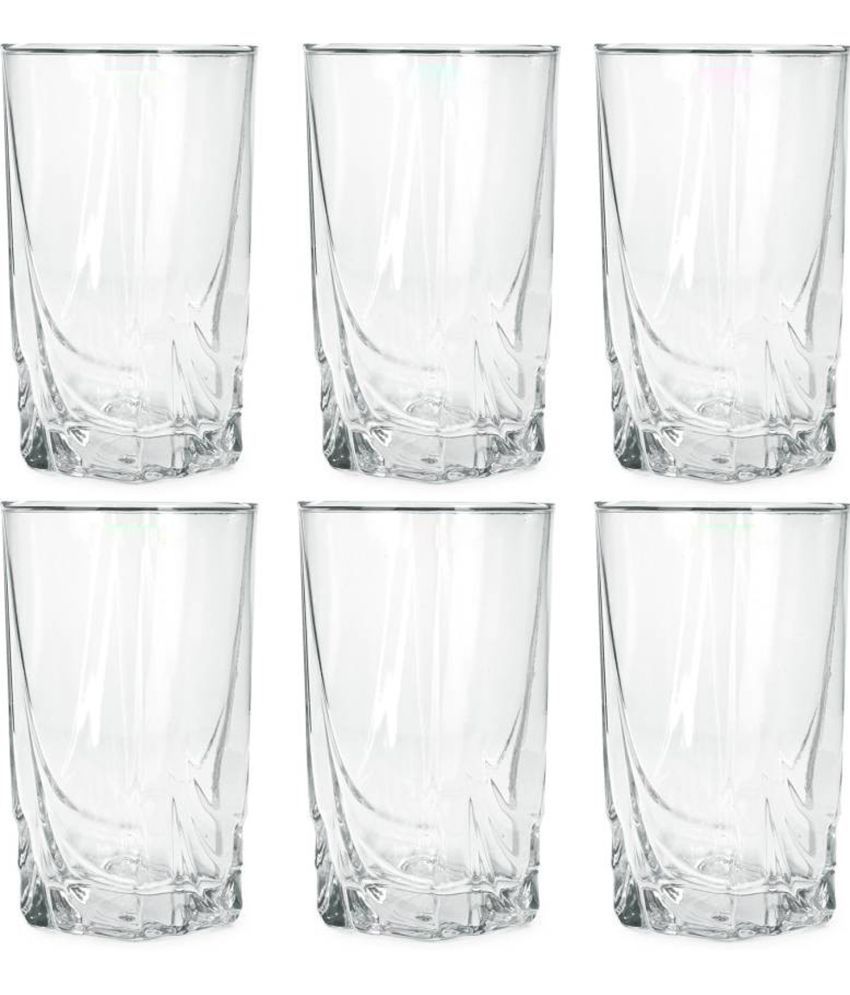    			AFAST Glass Glass Glasses 280 ml ( Pack of 6 )