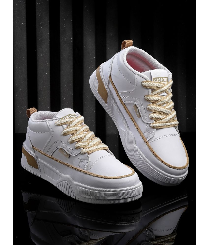     			ASIAN Beige Women's Sneakers