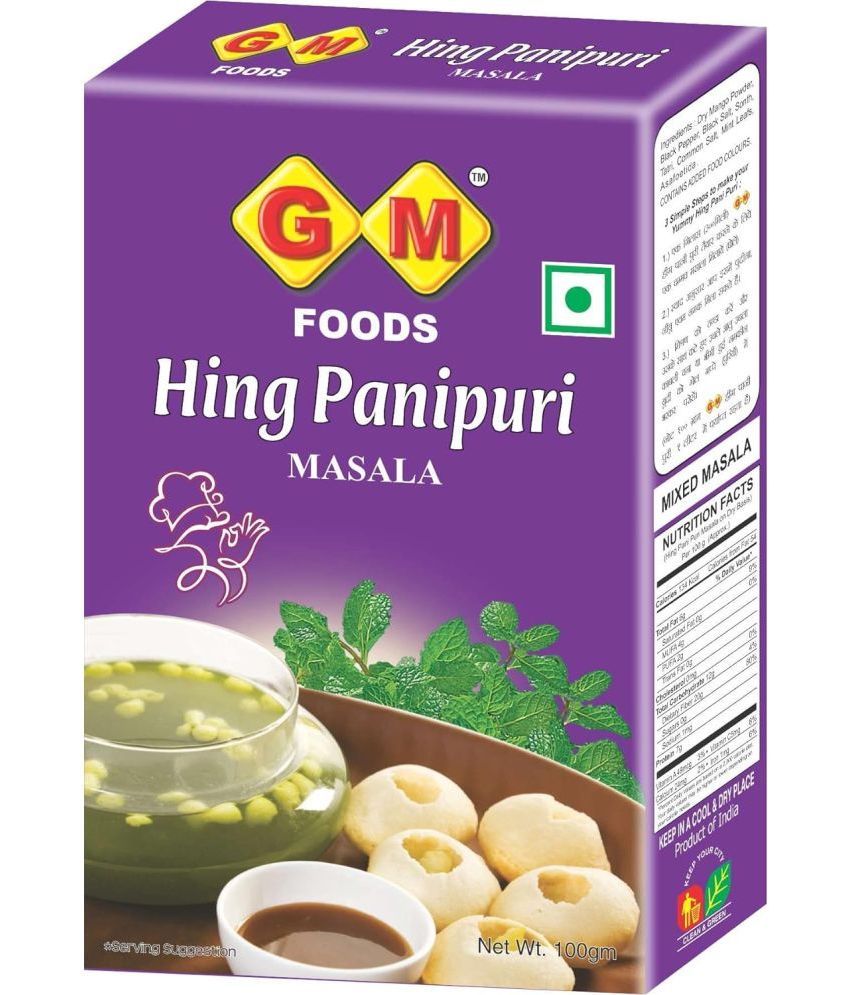     			GM FOODS Hing Pani Puri Masala Instant Mix 200 gm