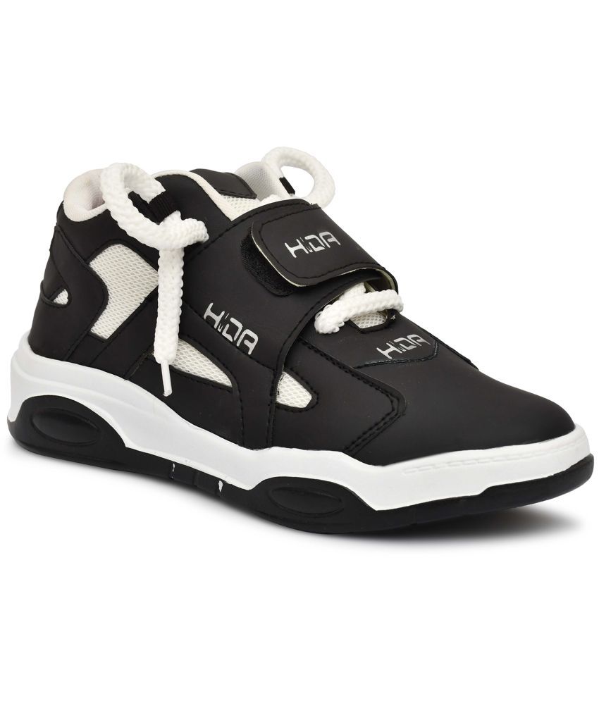     			HiDa Black Men's Outdoor Shoes