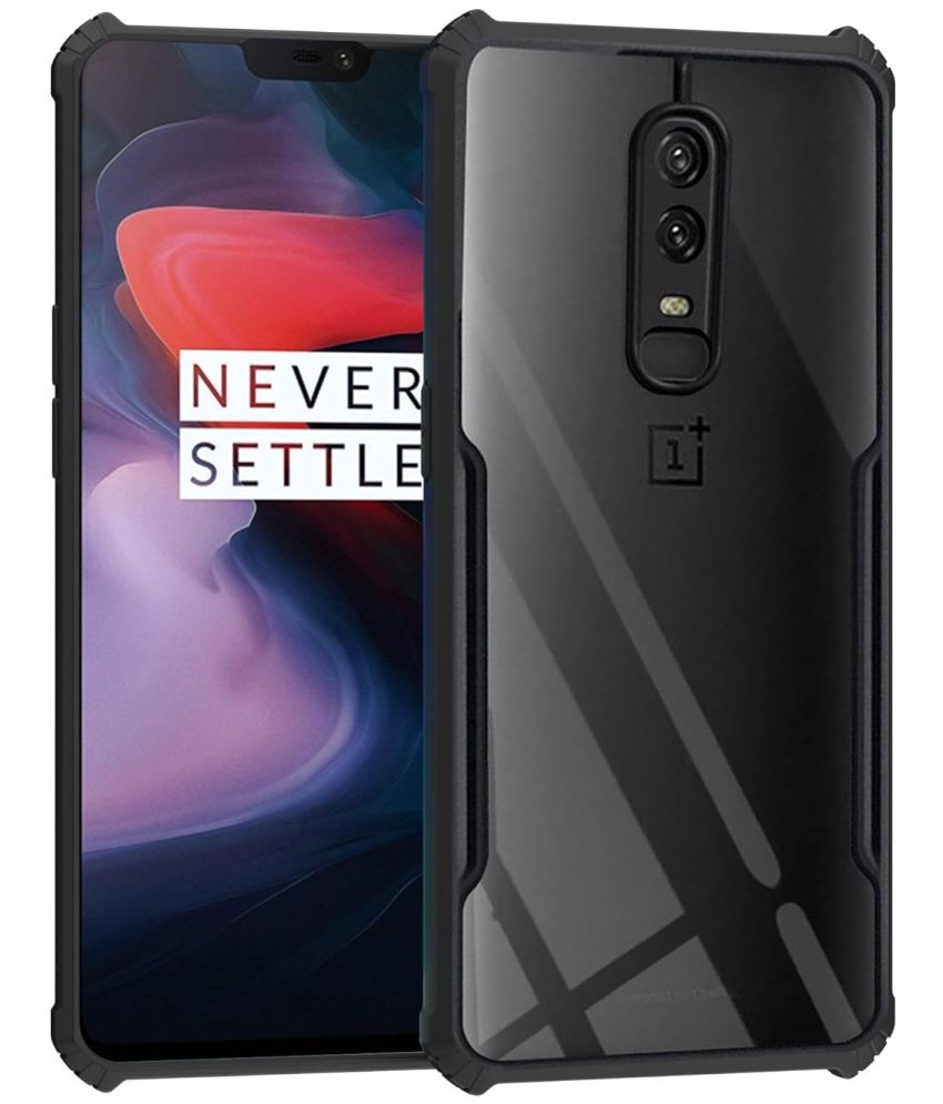     			JMA Bumper Cases Compatible For Polycarbonate OnePlus 6 ( Pack of 1 )