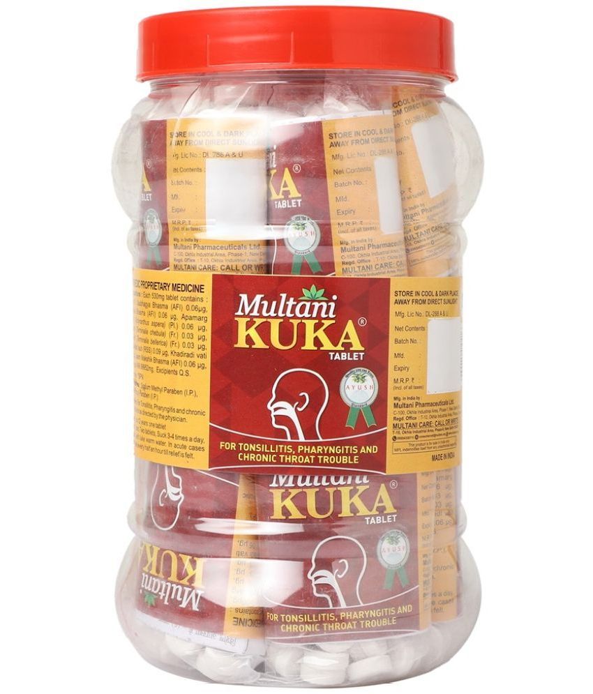     			Multani Kuka Tablet | Natural & Ayurvedic | Get Relief From Tonsils & Swollen Issues 1000 Tablet