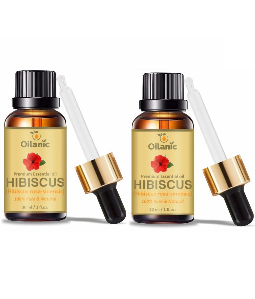    			Oilanic Hibiscus Heals Skin Conditions Essential Oil Aromatic 30 mL ( Pack of 2 )