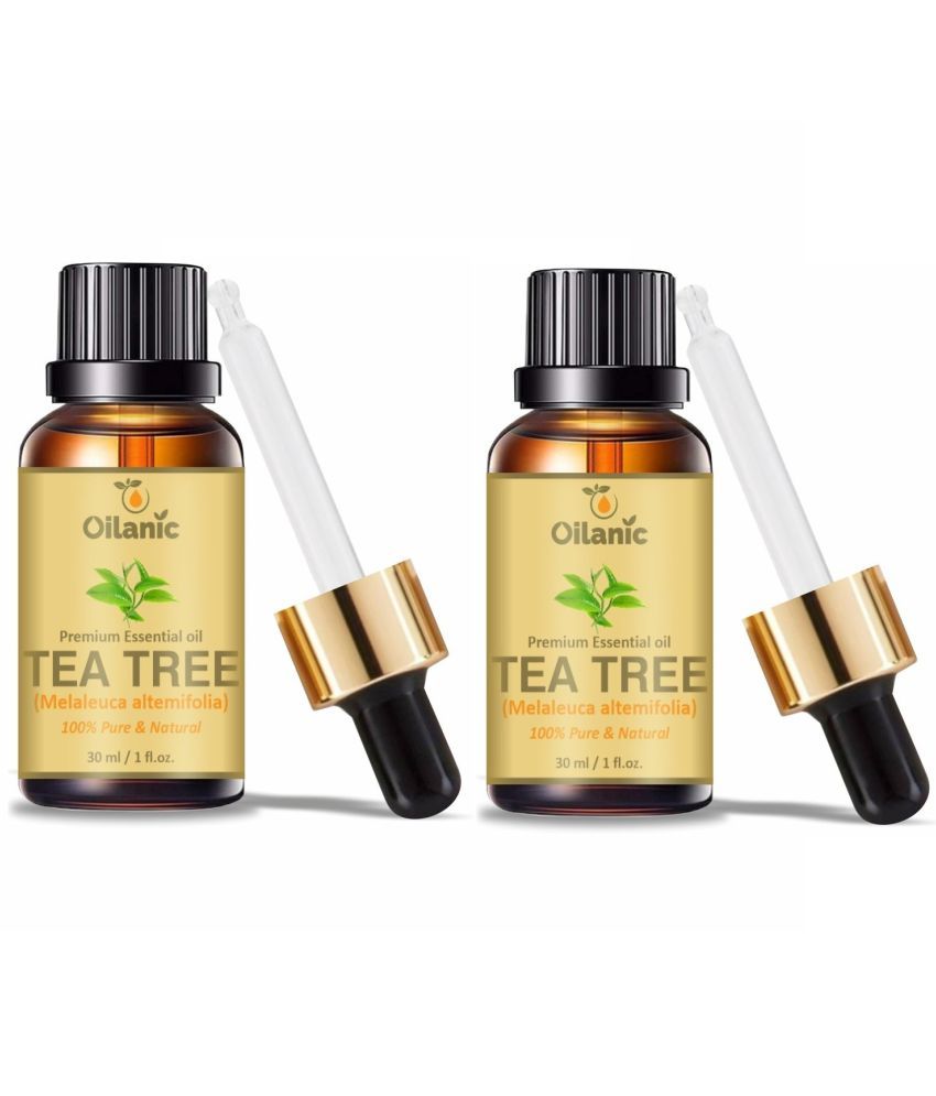     			Oilanic Tea Tree Heals Skin Conditions Essential Oil Aromatic 30 mL ( Pack of 2 )