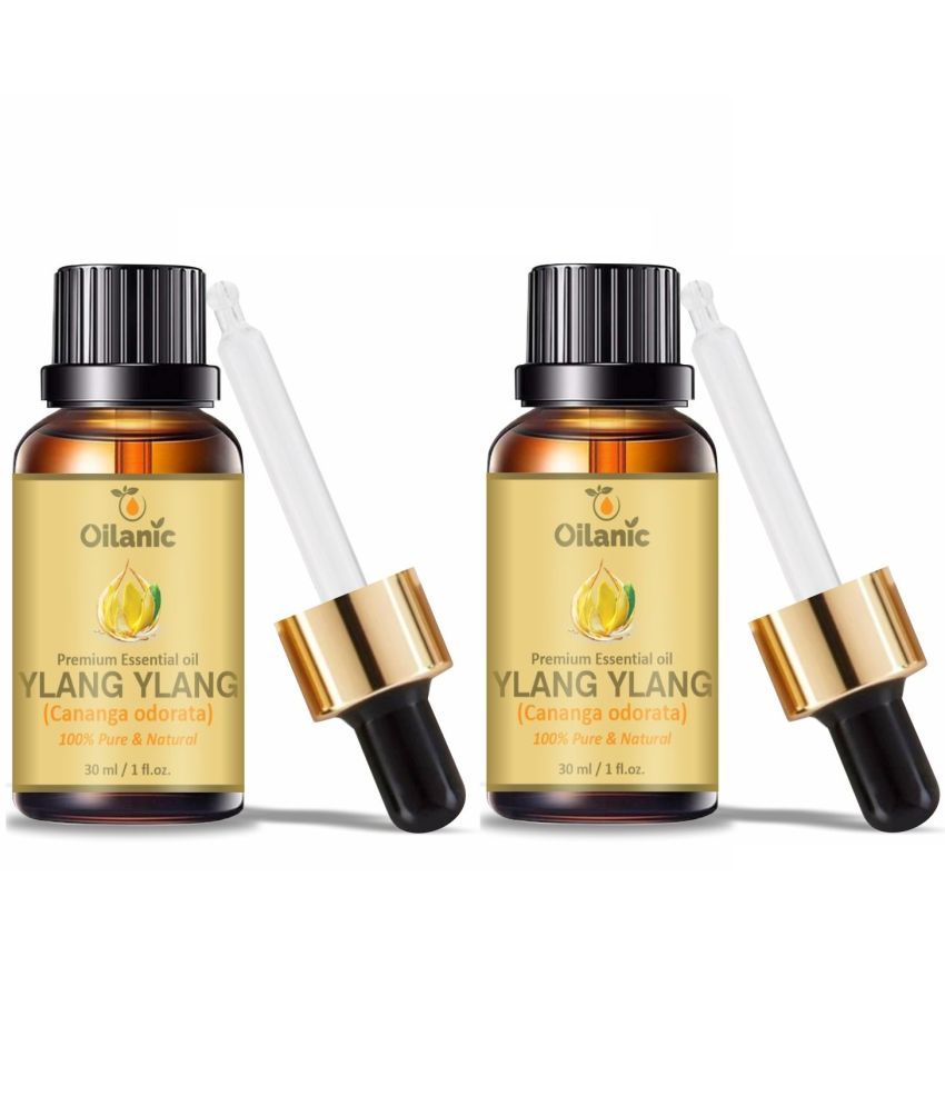     			Oilanic Ylang-Ylang Heals Skin Conditions Essential Oil Aromatic 30 mL ( Pack of 2 )