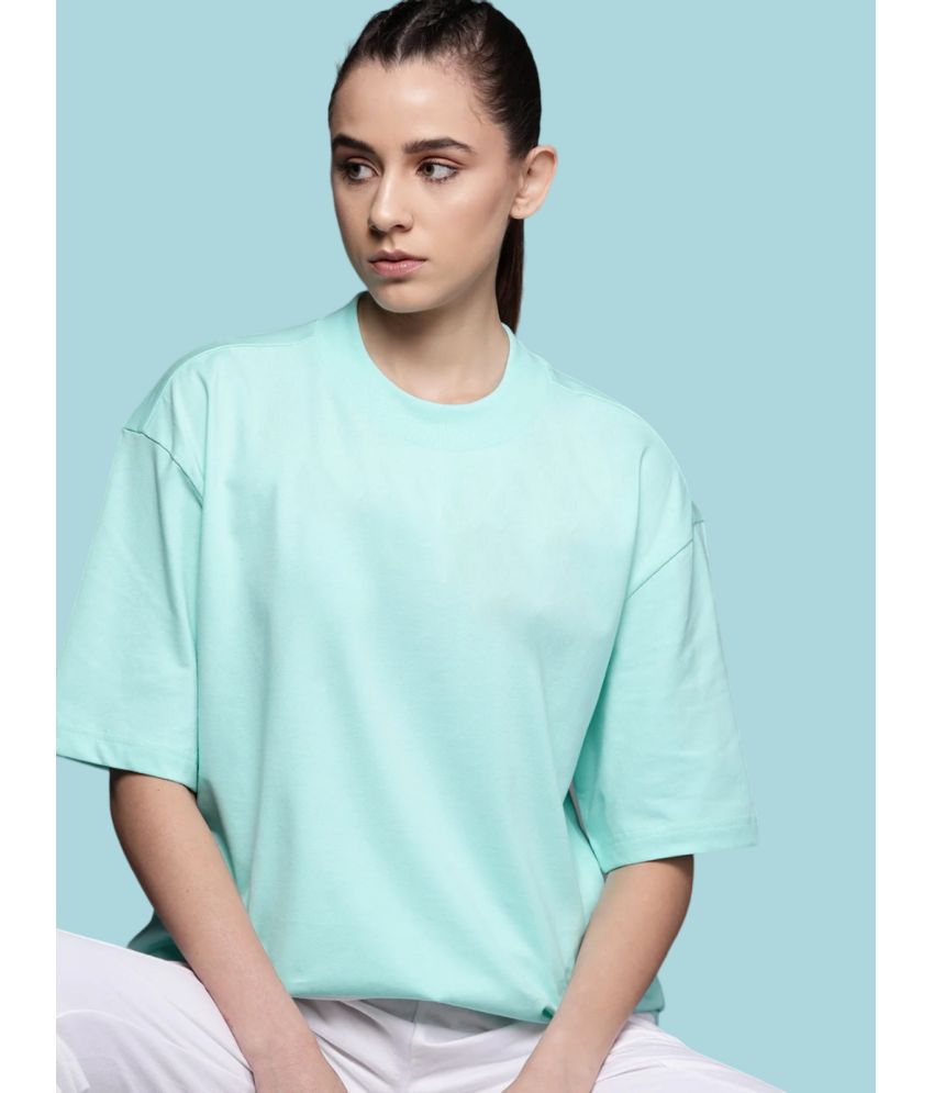     			PP Kurtis Mint Green Cotton Blend Women's T-Shirt ( Pack of 1 )