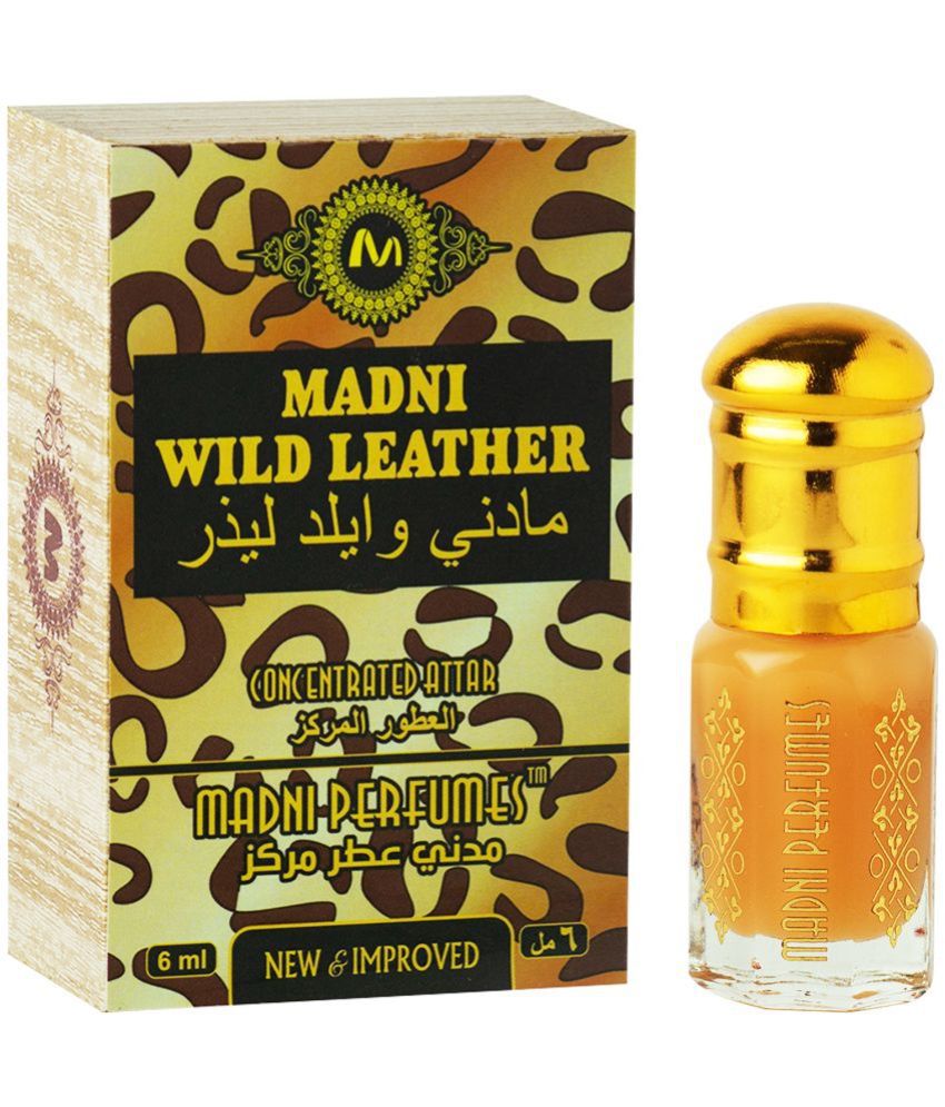     			Madni Perfumes Madni Wild Leather Premium Attar For Men & Women - 6ml