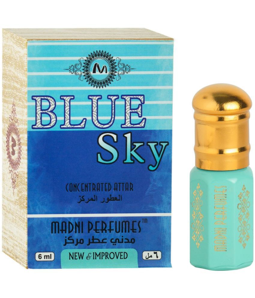     			Madni Perfumes Blue Sky Premium Attar For Men & Women - 6ml | Alcohol-Free Aromatic Perfume Oil