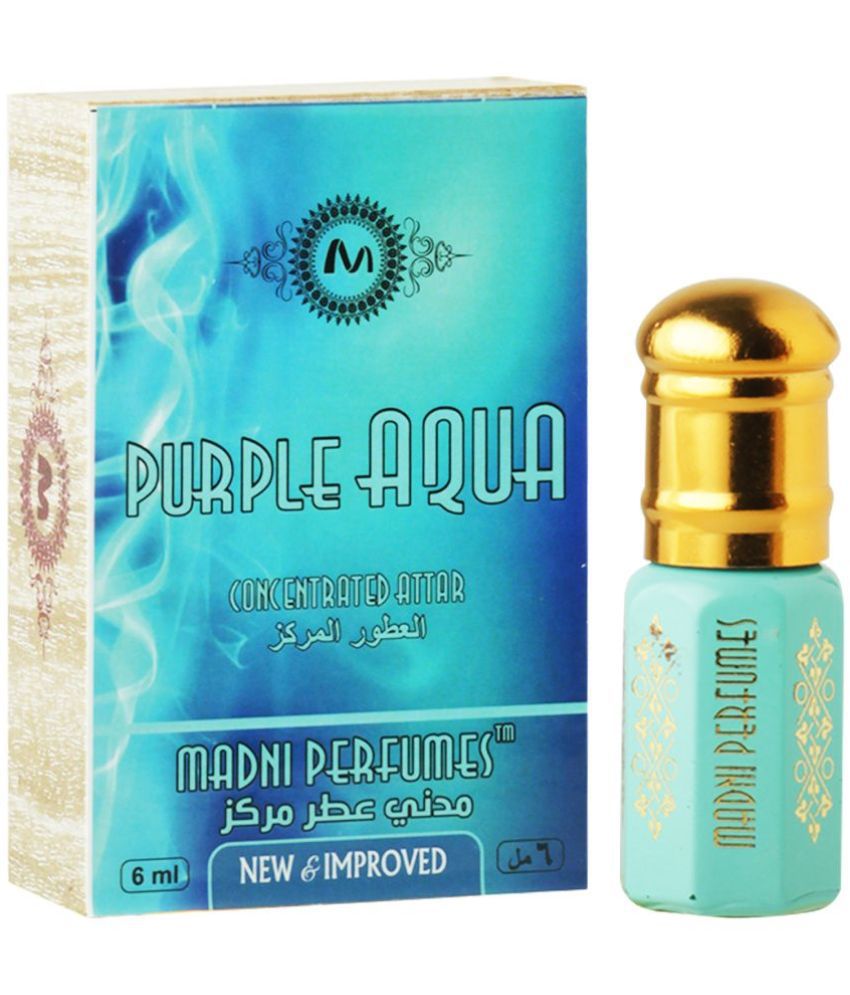     			Madni Perfumes Purple Aqua Premium Attar For Men & Women - 6ml | Alcohol-Free Aromatic Perfume Oil