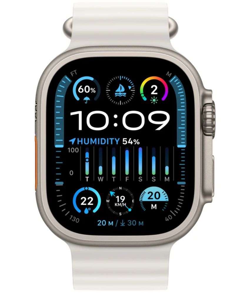     			COREGENIX Series Ultra Max with Touch control White Smart Watch