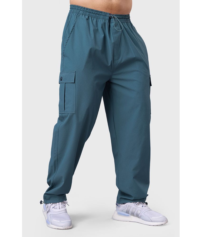     			Fuaark Blue Polyester Men's Sports Trackpants ( Pack of 1 )