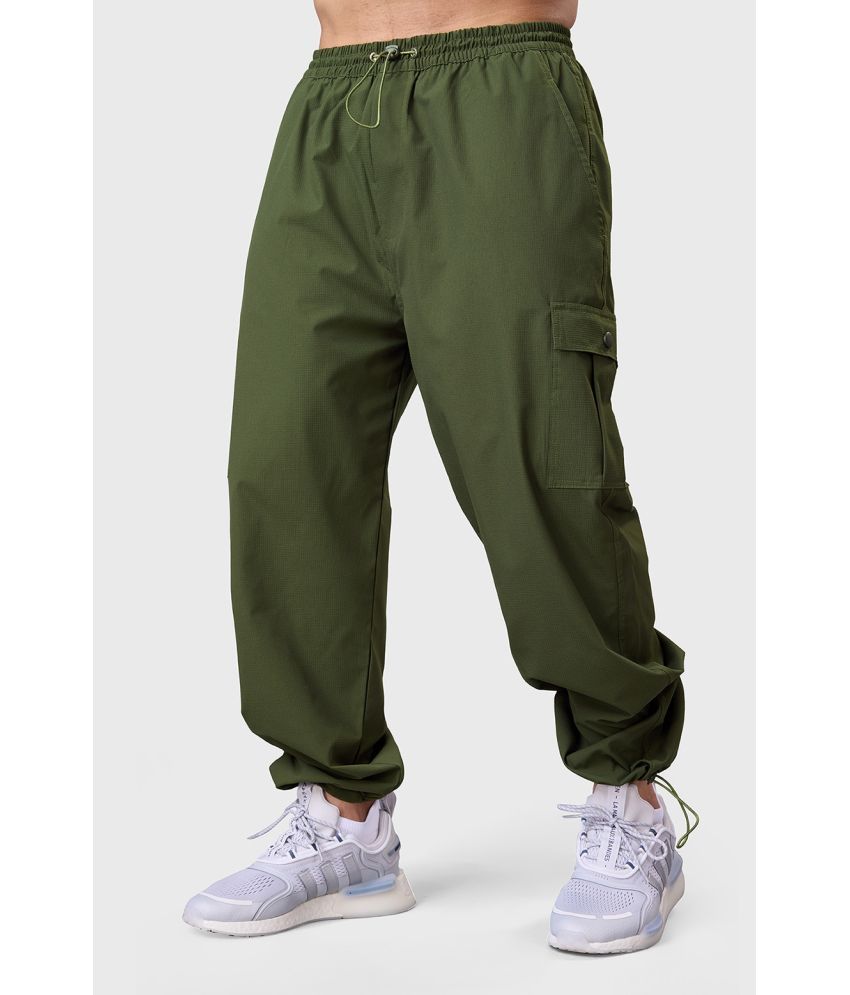     			Fuaark Olive Polyester Men's Sports Trackpants ( Pack of 1 )