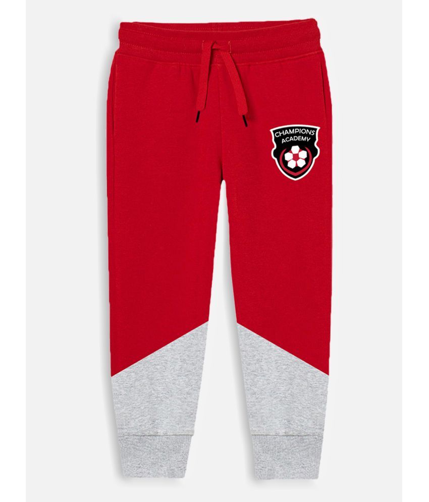     			Trampoline Red Cotton Boys Trackpant ( Pack of 1 )