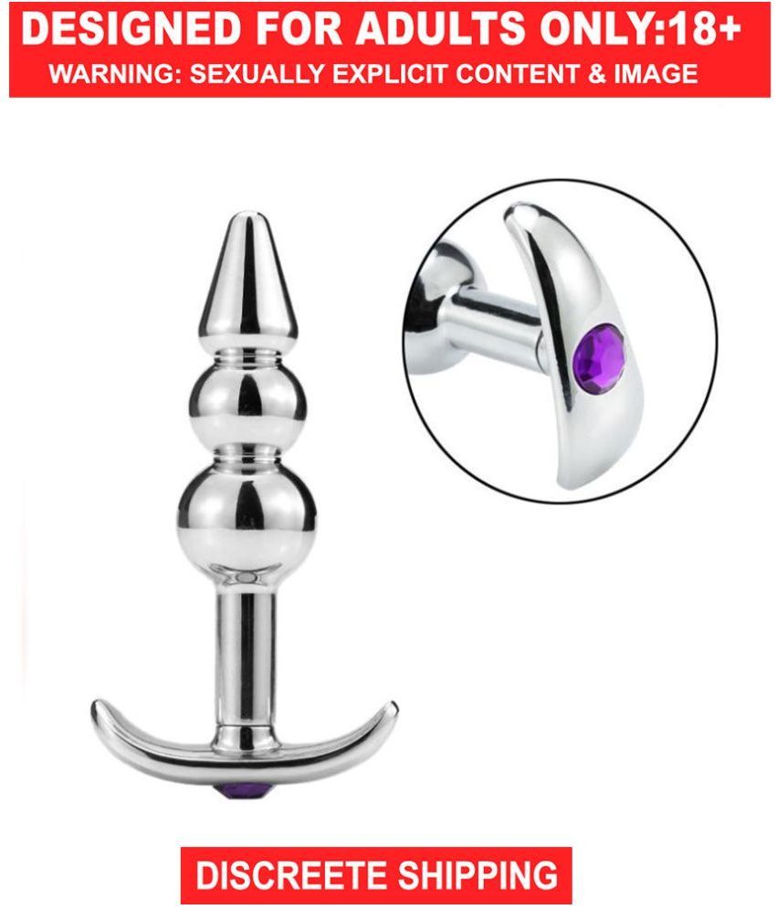     			Anchor Shape Anal plug Metal Butt plug Anal dilator Anal insertion stopper Anal development Anus and prostate massager Gspot adult products male prostate massager sexy toys women