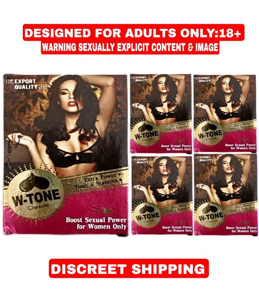     			Dr Chopra W-TONE Capsules (Pack of 5) for Sexual Power for Women