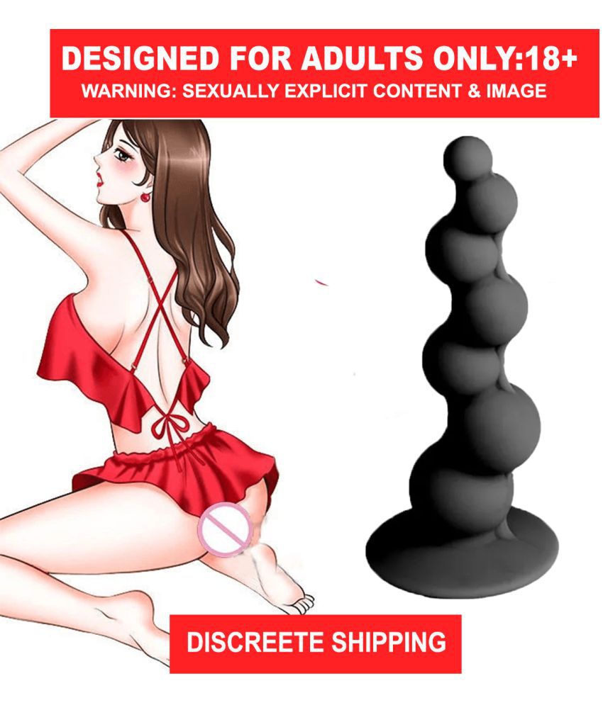    			Premium SILICON Butt Plug- Long Body Anal Plug Bead Prostate Massage Sex Toys for Women sex toy buttplug anal sex toys for women