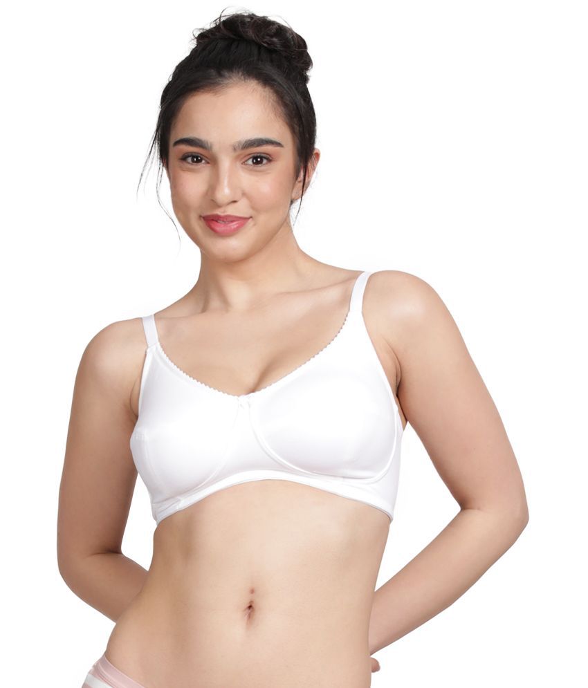     			Susie White Cotton Blend Non Padded Women's Everyday Bra ( Pack of 1 )