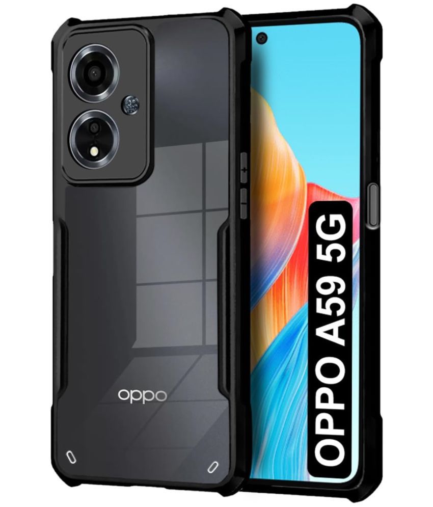     			Case Vault Covers Shock Proof Case Compatible For Polycarbonate Oppo A59 5G ( Pack of 1 )