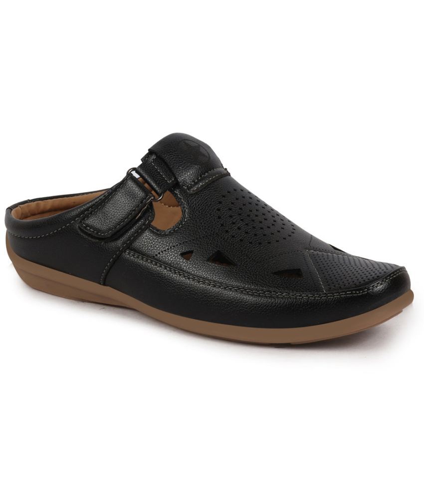     			Fausto - Black Men's Sandals